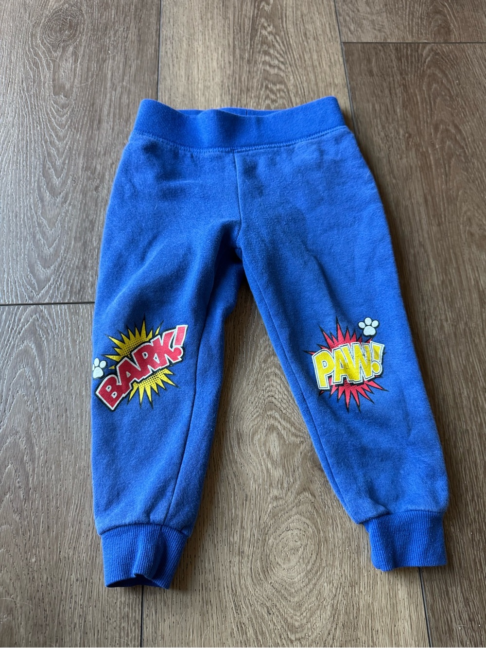 Nickelodeon Paw Patrol "Bark & Paw" Royal Blue Jogger Sweatpants